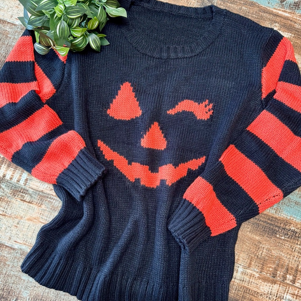 🍁 🆕 Women’s SHEIN Halloween Sweater | #V1 - Picture 1 of 12